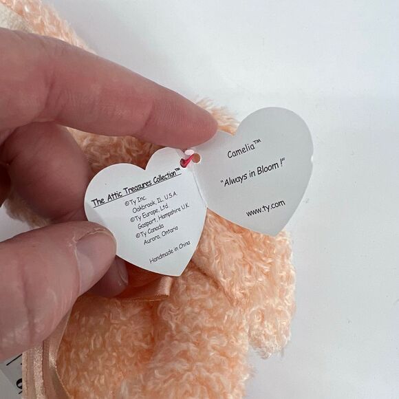 NWT Ty Camelia Bunny Rabbit Farm Attic Treasures Joint Plush gift holiday - Picture 6 of 9